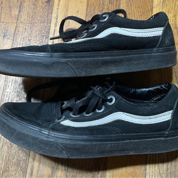 VANS Shoes Black Women’s Size 7 - Picture 10 of 16